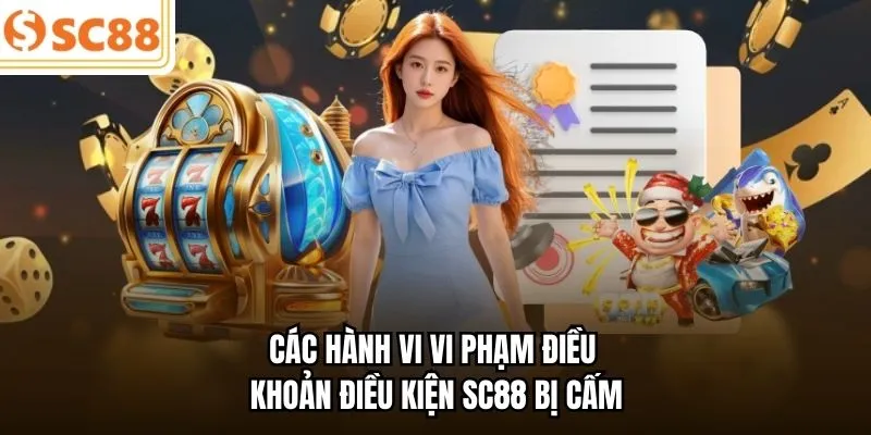 Các hành vi vi phạm điều khoản điều kiện SC88 bị cấm