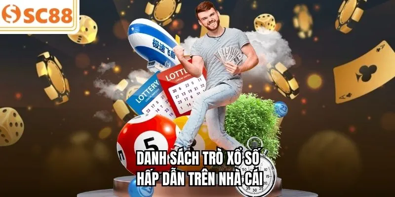 Danh sách trò xổ số hấp dẫn trên nhà cái