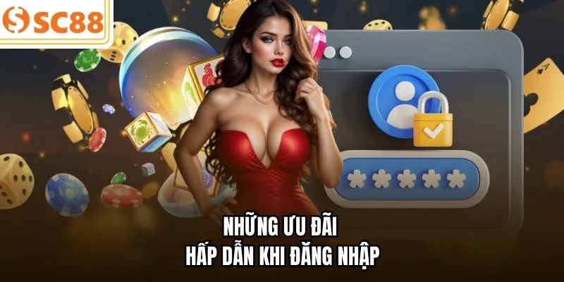 Những ưu đãi hấp dẫn khi đăng nhập